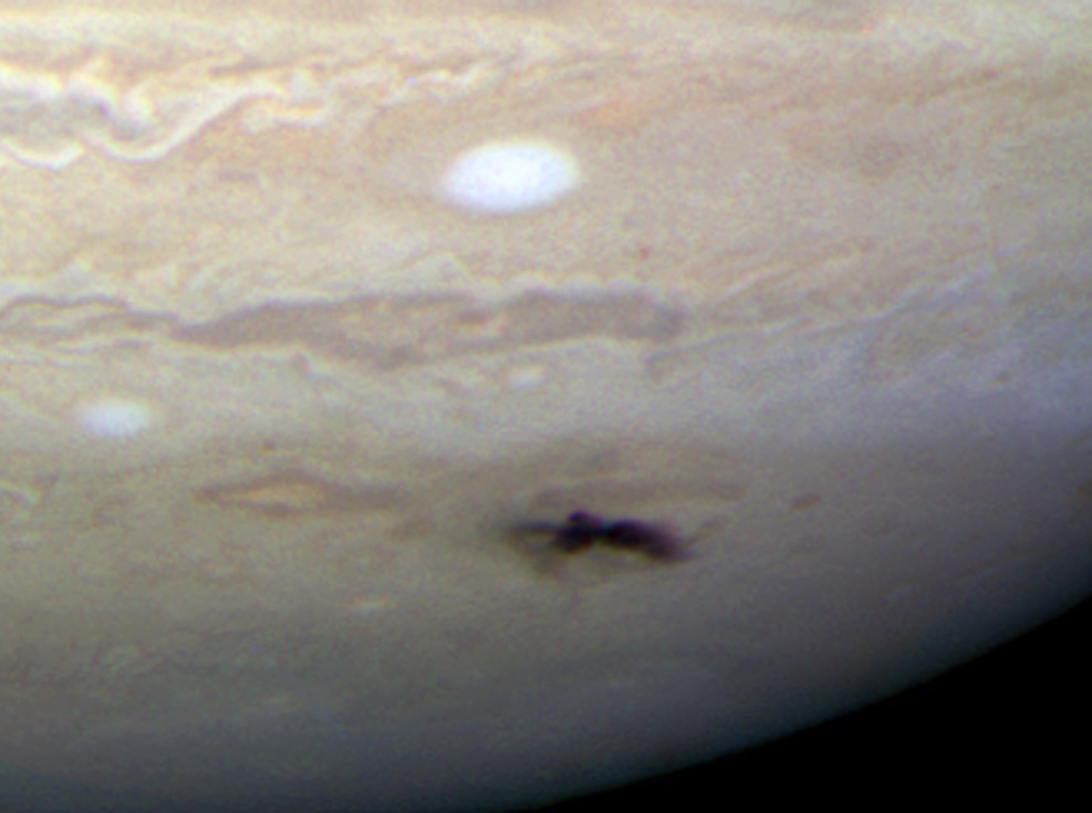 Dark Spot on Jupiter Hubble WC3 impact